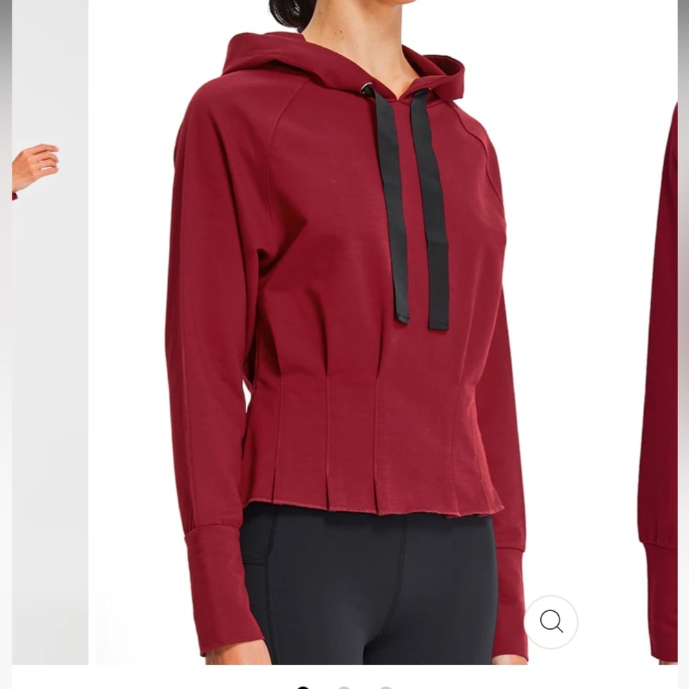 Urban Savage hooded peplum sweatshirt